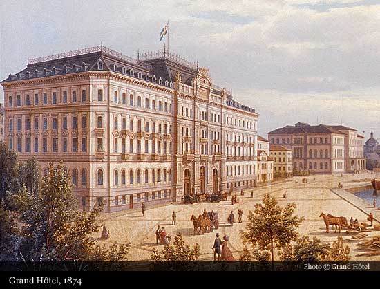 Grand Hotel 1874 Stockholm Historic Hotels Of The World Then Now
