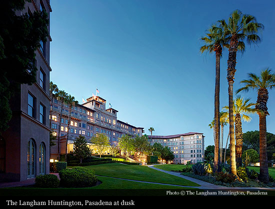 Huntington Sheraton Hotel and Bungalows Postcard Pasadena California Vintage